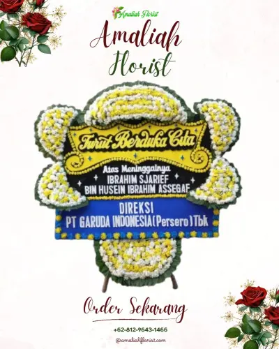 Papan Bunga Duka di Madyopuro
